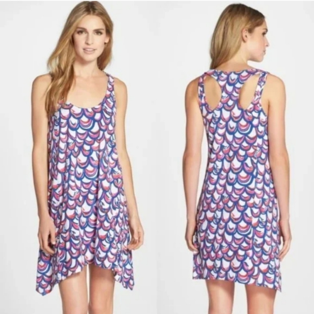 Lilly Pulitzer Monterey Tank Dress in Gillty print.  Patriotic - Size Small.